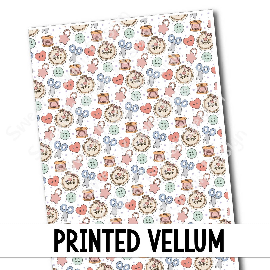 Printed Vellum - Grandma Era