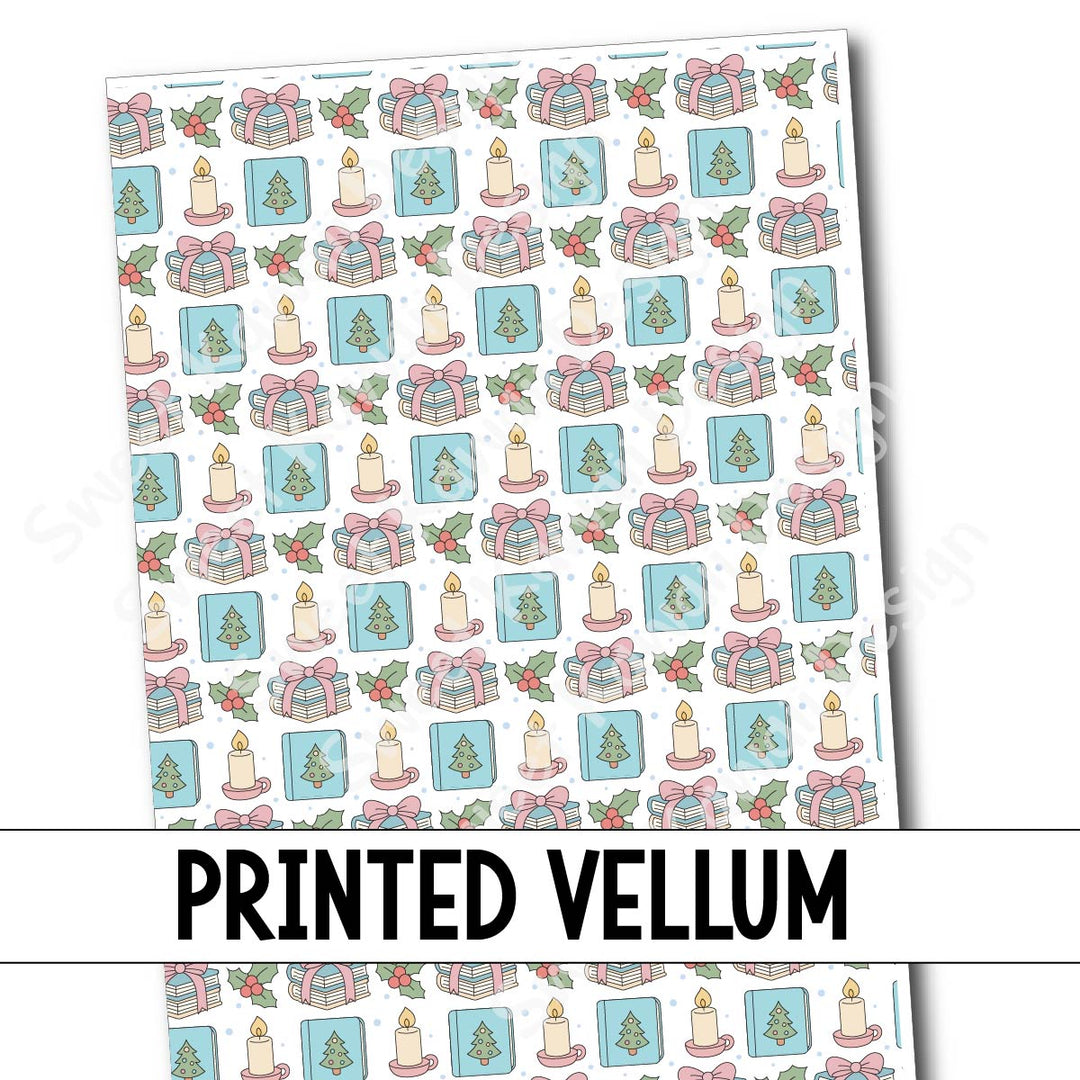 Printed Vellum - Merry and Booked