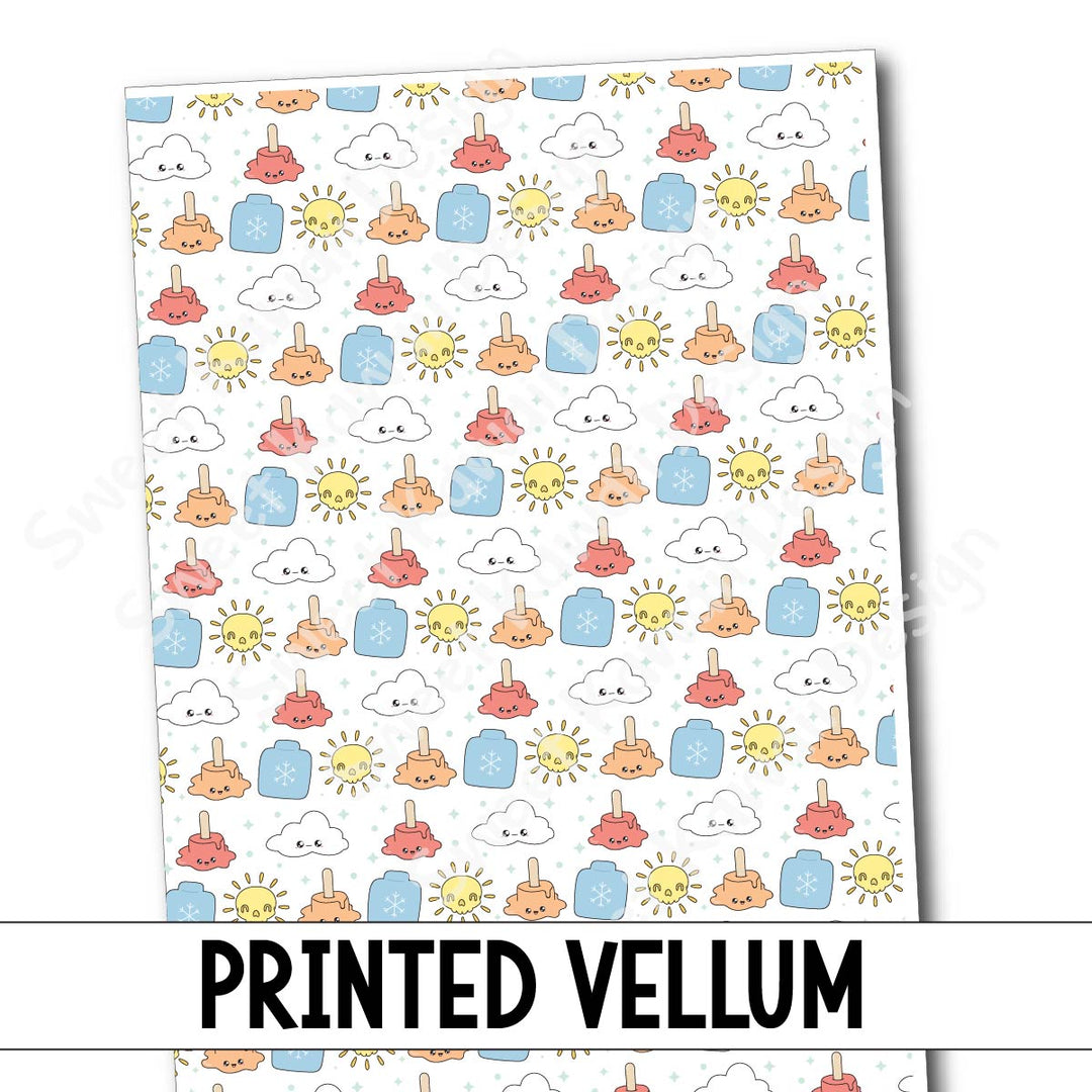 Printed Vellum - Overheated