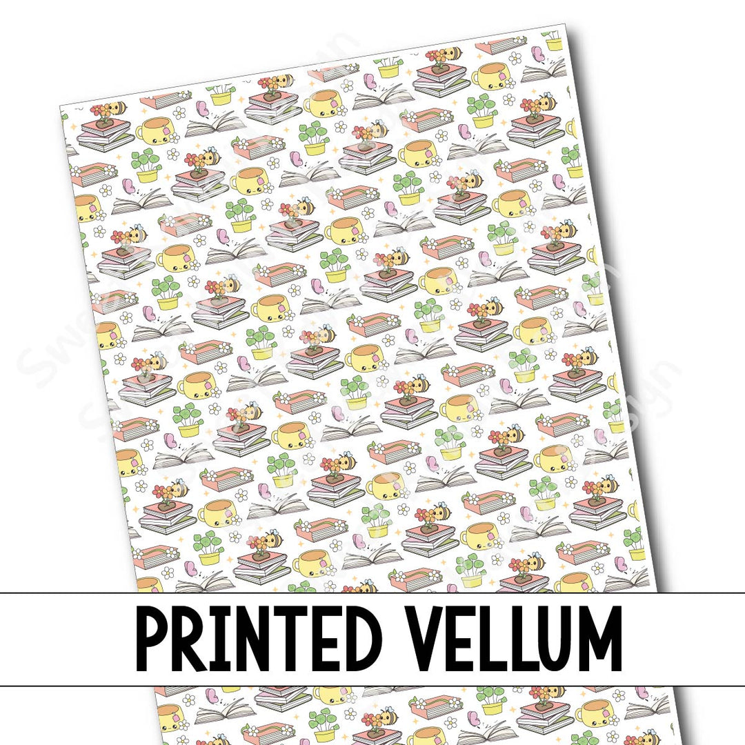 Printed Vellum - Spring Reads