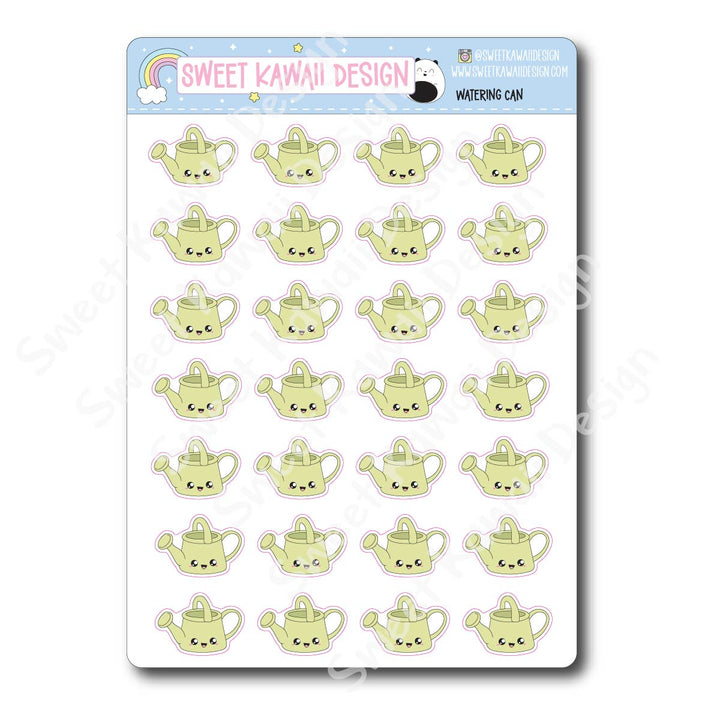 Kawaii Watering Can Stickers