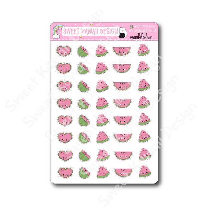Kawaii Watermelon Stickers