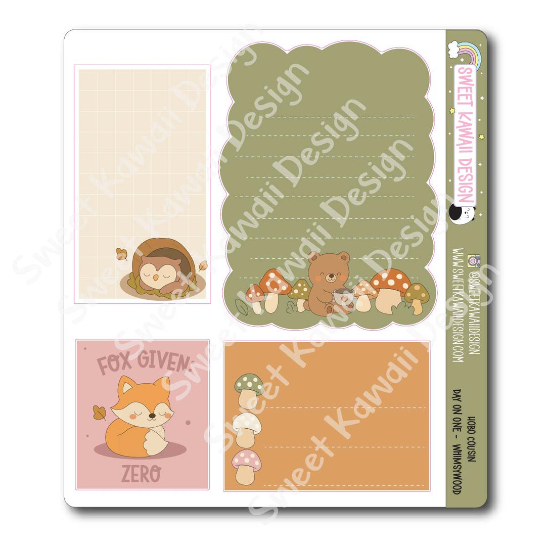 Hobo Cousin - Day On One Page - Whimsywood