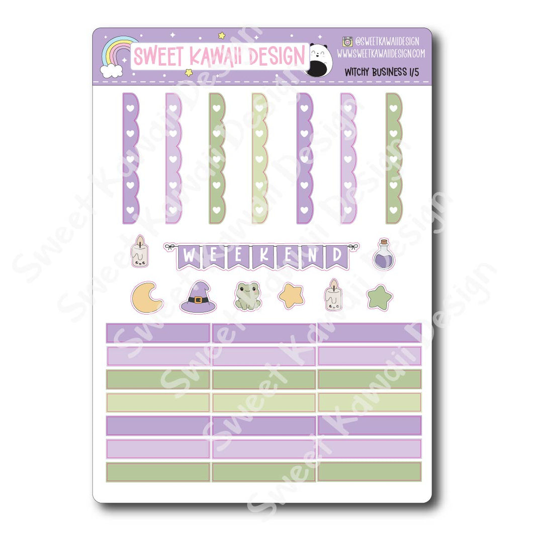 Weekly Kit - Witchy Business - SIZE OPTIONS AVAILABLE
