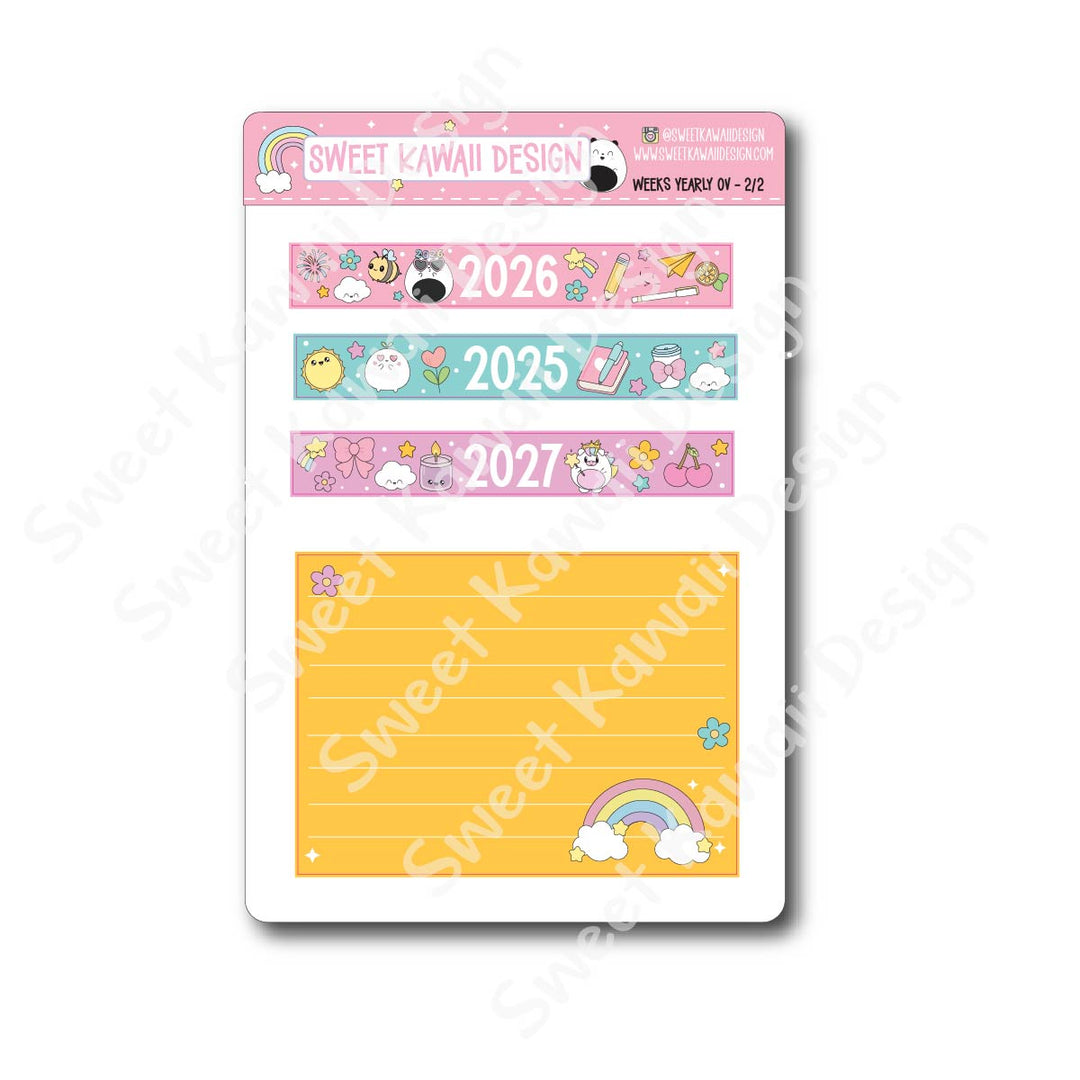 Hobonichi Weeks Yearly Overview 2026 (Japanese Version)