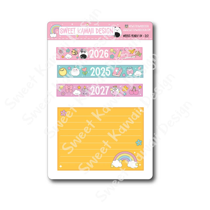 Hobonichi Weeks Yearly Overview 2026 (Japanese Version)