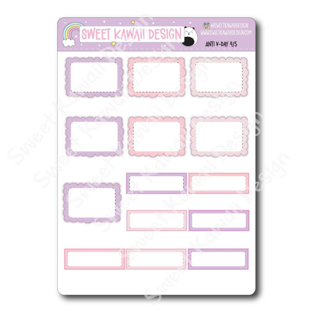 Weekly Kit - Anti V-Day - SIZE OPTIONS AVAILABLE