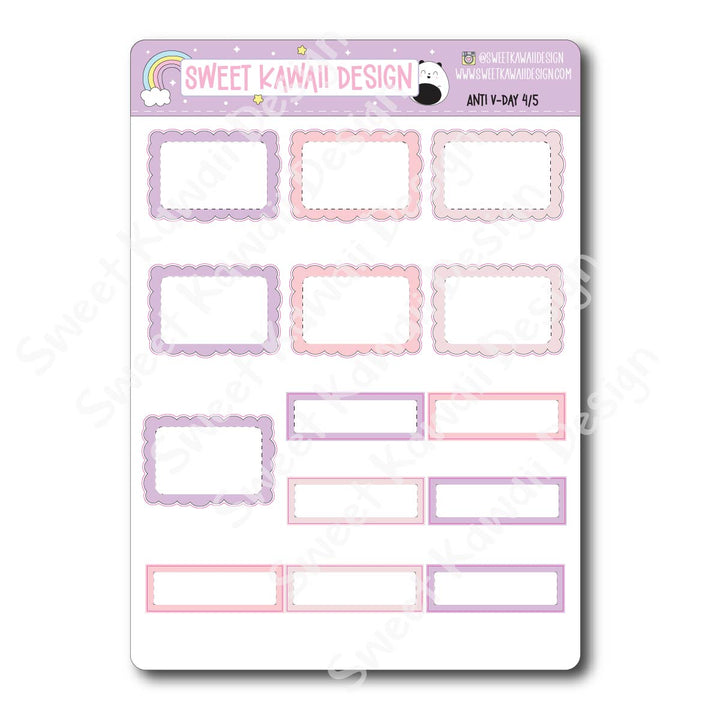 Weekly Kit - Anti V-Day - SIZE OPTIONS AVAILABLE