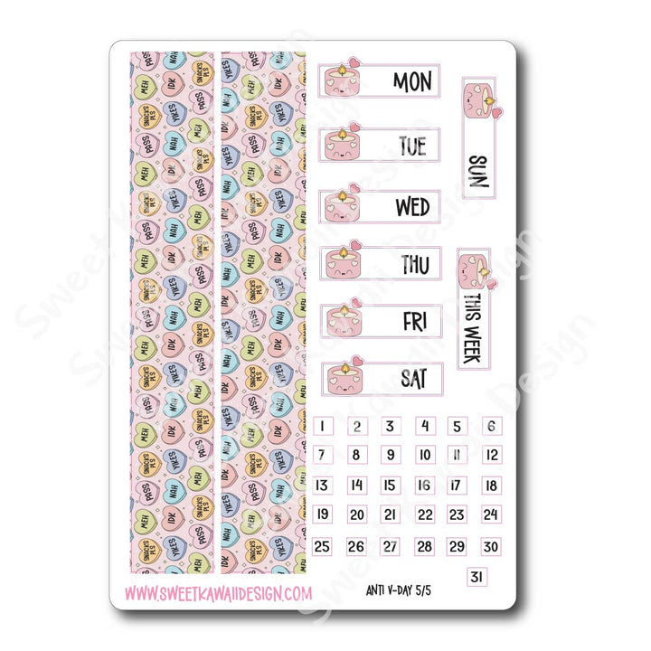 Weekly Kit - Anti V-Day - SIZE OPTIONS AVAILABLE