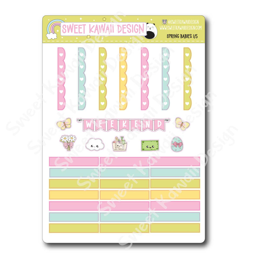 Weekly Kit - Spring Babies - SIZE OPTIONS AVAILABLE