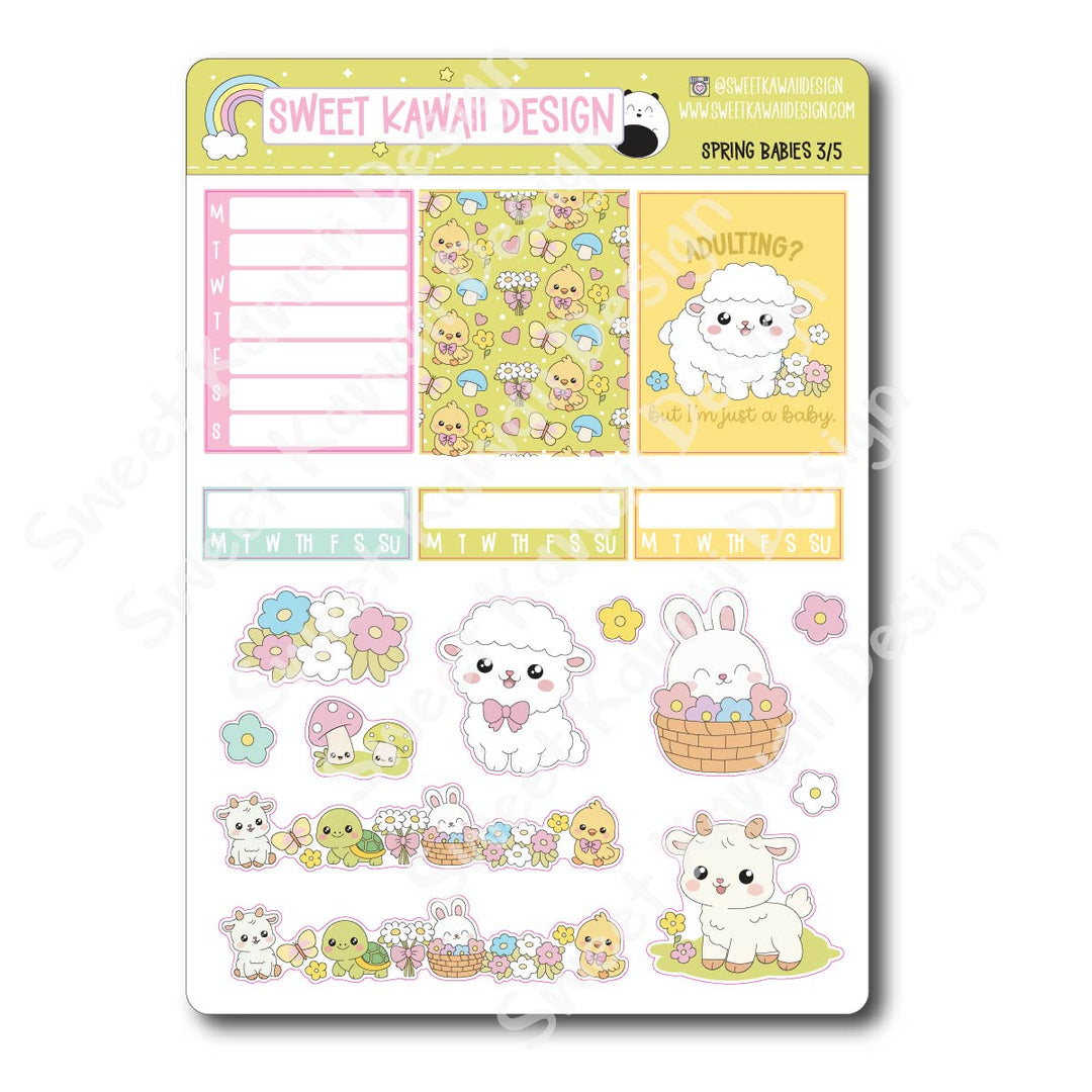 Weekly Kit - Spring Babies - SIZE OPTIONS AVAILABLE