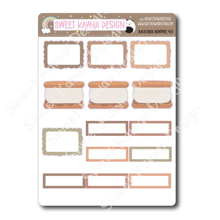 Weekly Kit - Backyard Bonfire - SIZE OPTIONS AVAILABLE