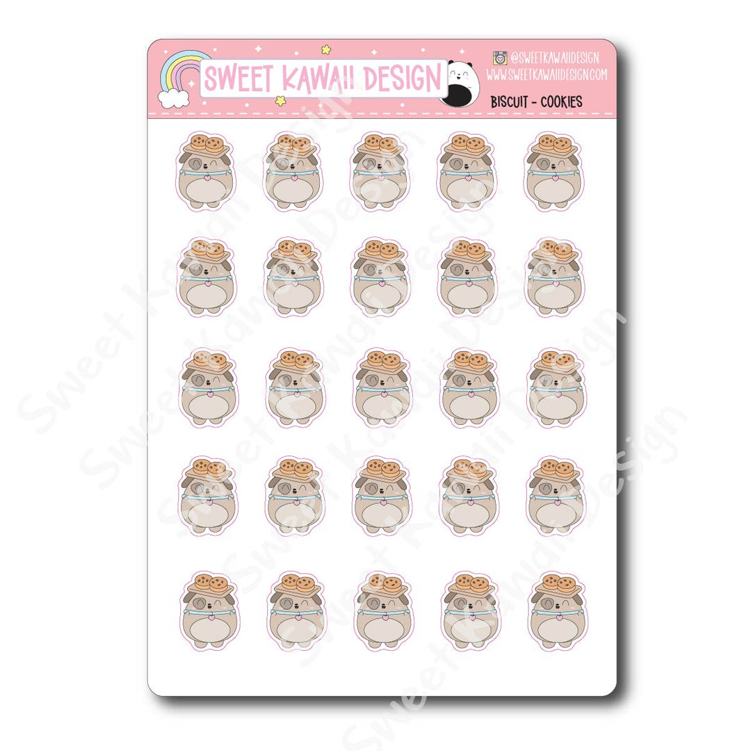 Kawaii Biscuit Stickers - Cookies