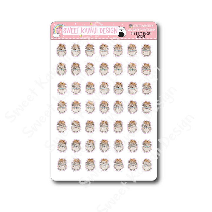 Kawaii Biscuit Stickers - Cookies