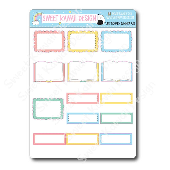 Weekly Kit - Fully Booked Summer- SIZE OPTIONS AVAILABLE