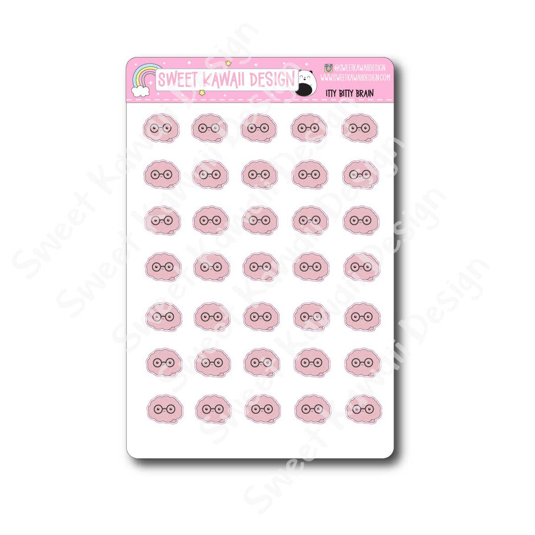 Kawaii Brain Stickers