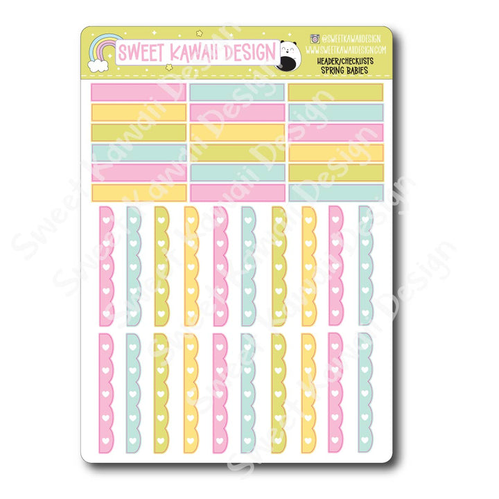 Two Dollar Basics - Spring Babies - Options Available