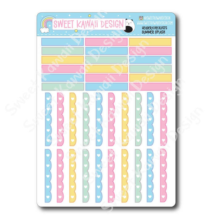 Two Dollar Basics - Summer Splash - Options Available