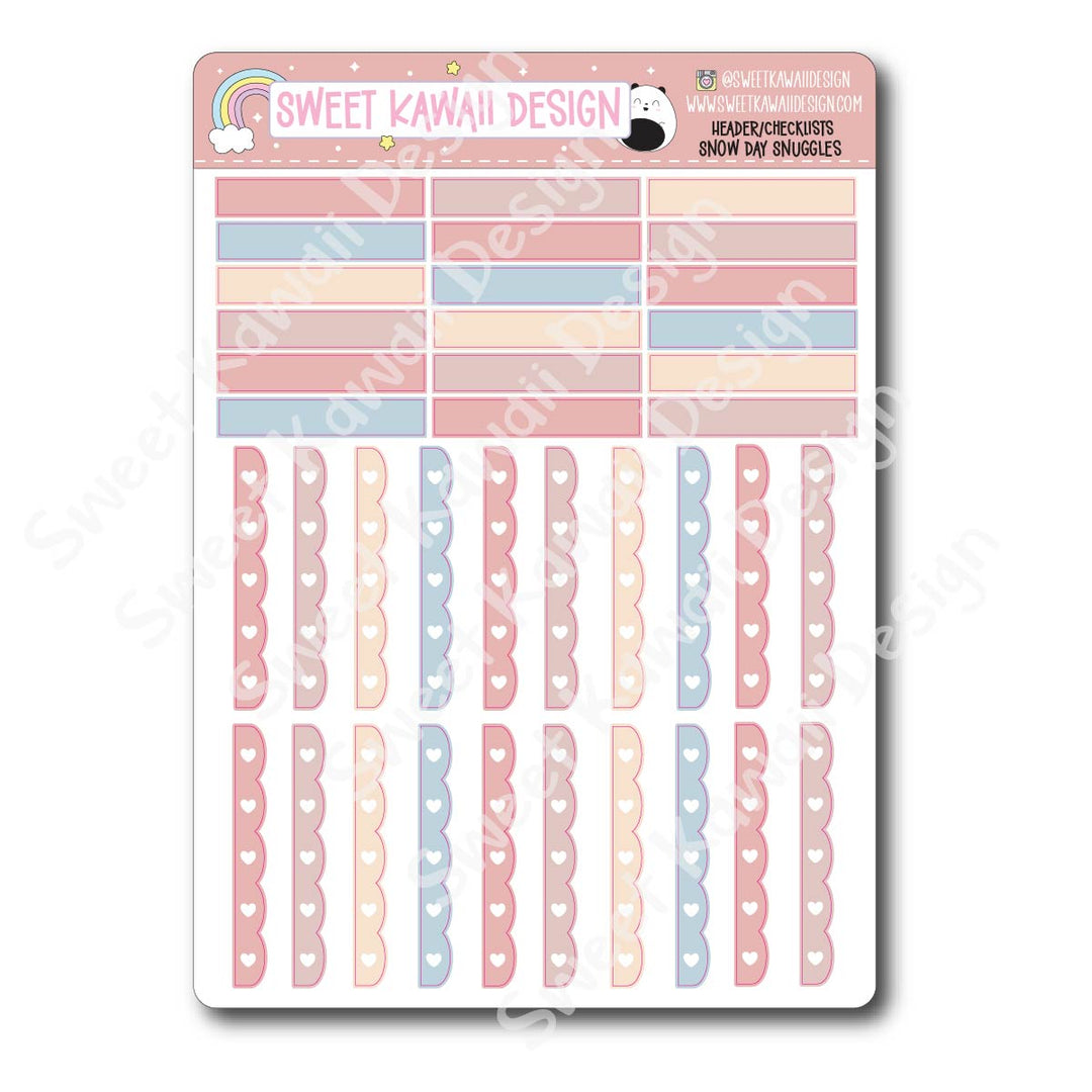 Two Dollar Basics - Snow Day Snuggles - Options Available