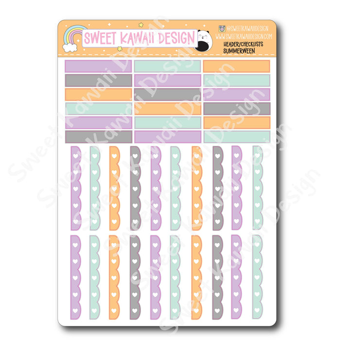 Two Dollar Basics - Summerween - Options Available