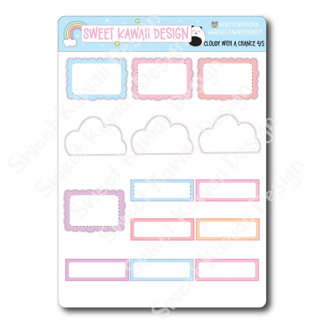 Weekly Kit - Cloudy With A Chance - SIZE OPTIONS AVAILABLE