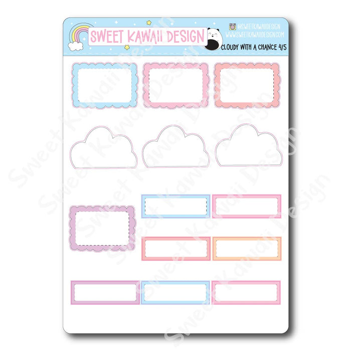 Weekly Kit - Cloudy With A Chance - SIZE OPTIONS AVAILABLE