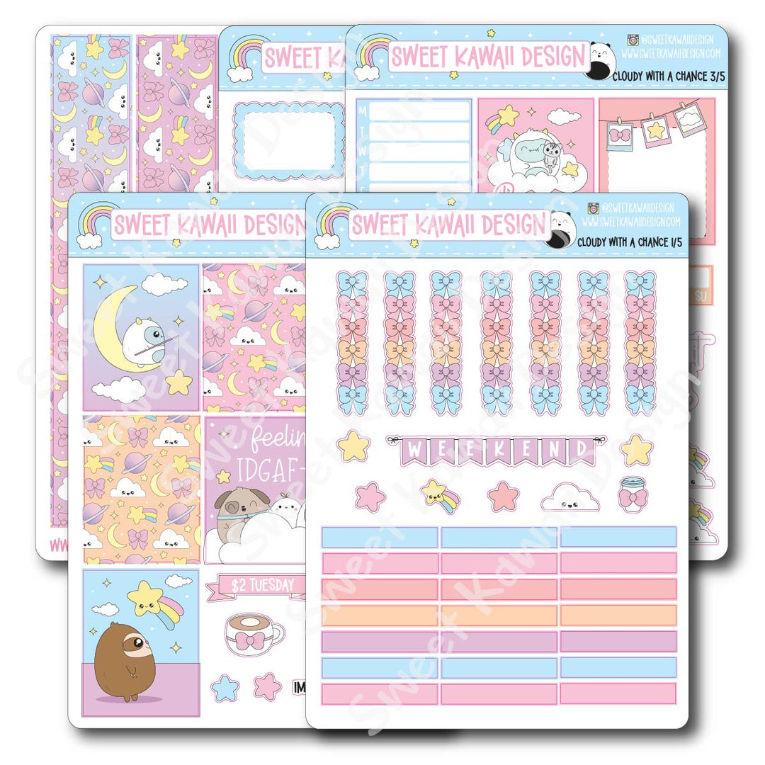 Weekly Kit - Cloudy With A Chance - SIZE OPTIONS AVAILABLE
