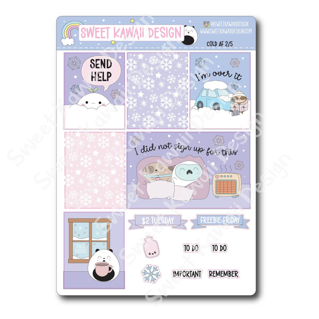 Weekly Kit - Cold AF - SIZE OPTIONS AVAILABLE