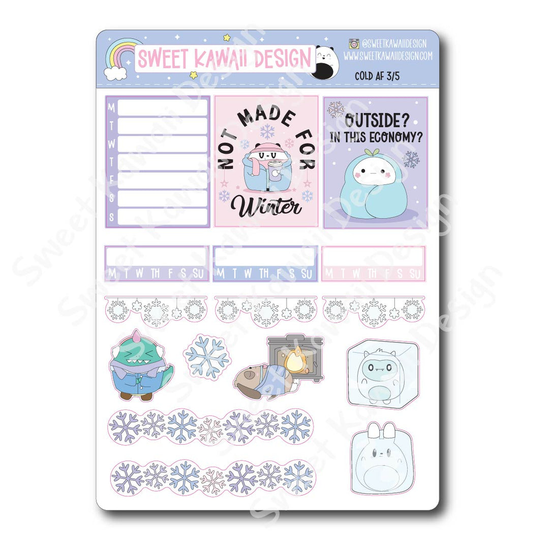 Weekly Kit - Cold AF - SIZE OPTIONS AVAILABLE