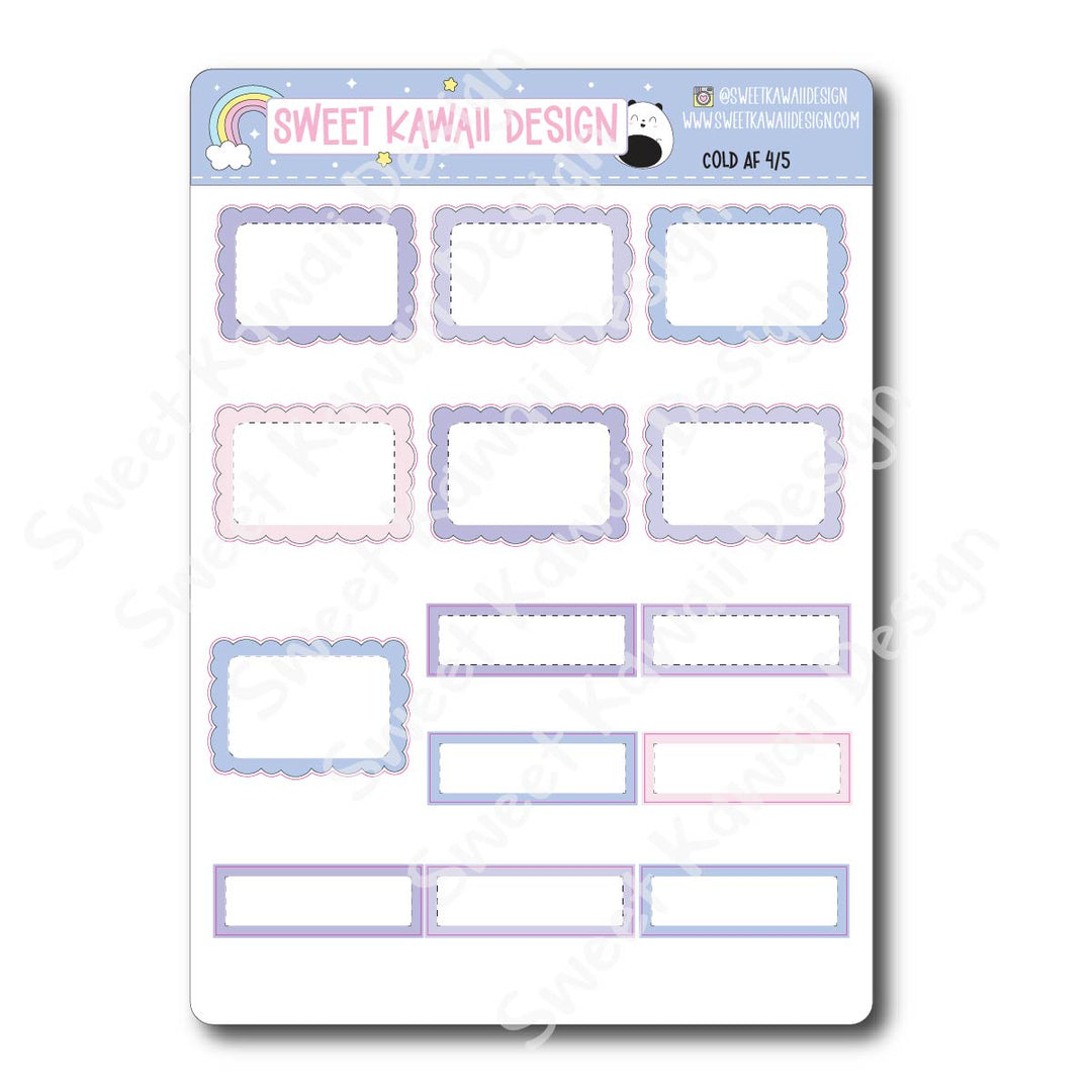 Weekly Kit - Cold AF - SIZE OPTIONS AVAILABLE