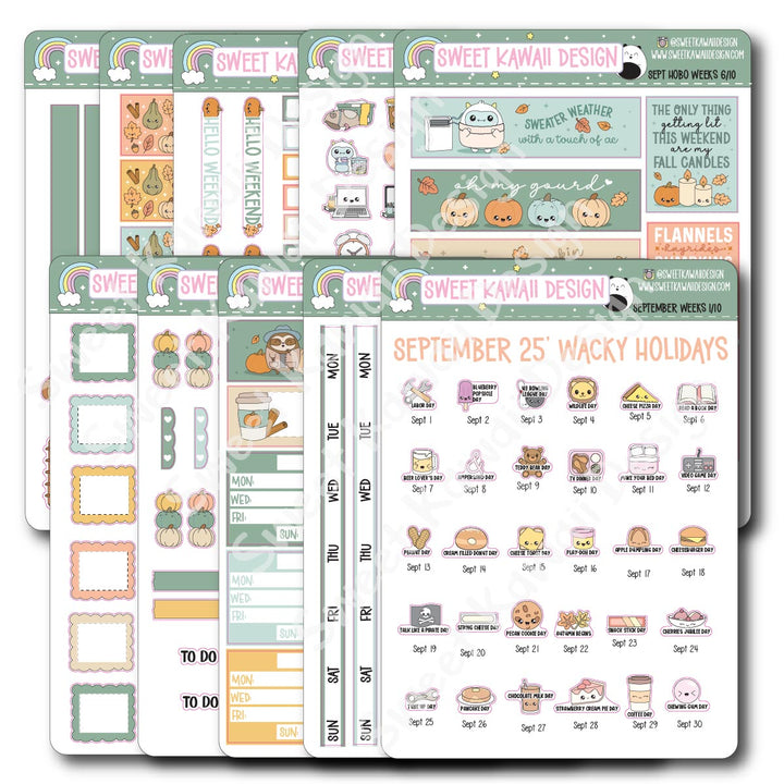 September 2025 Kit - Hobonichi Weeks
