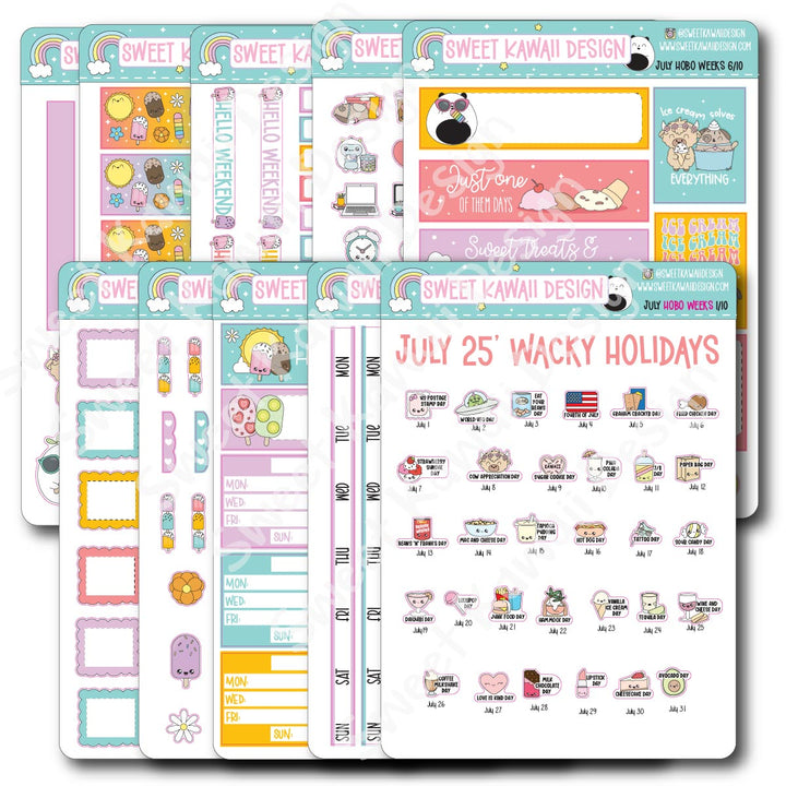 July 2025 Kit - Hobonichi Weeks
