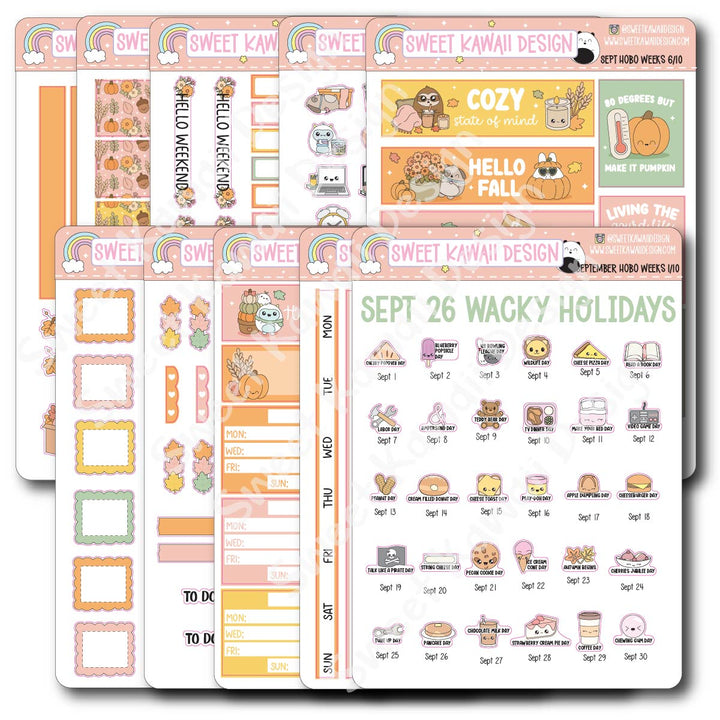 September 2026 Kit - Hobonichi Weeks