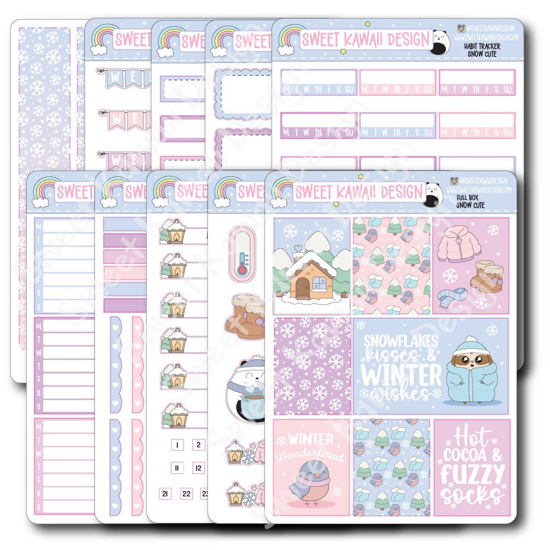 Two Dollar Basics - Snow Cute - Options Available