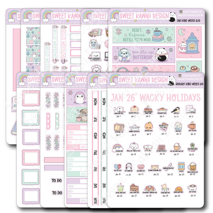 January 2026 Kit - Hobonichi Weeks