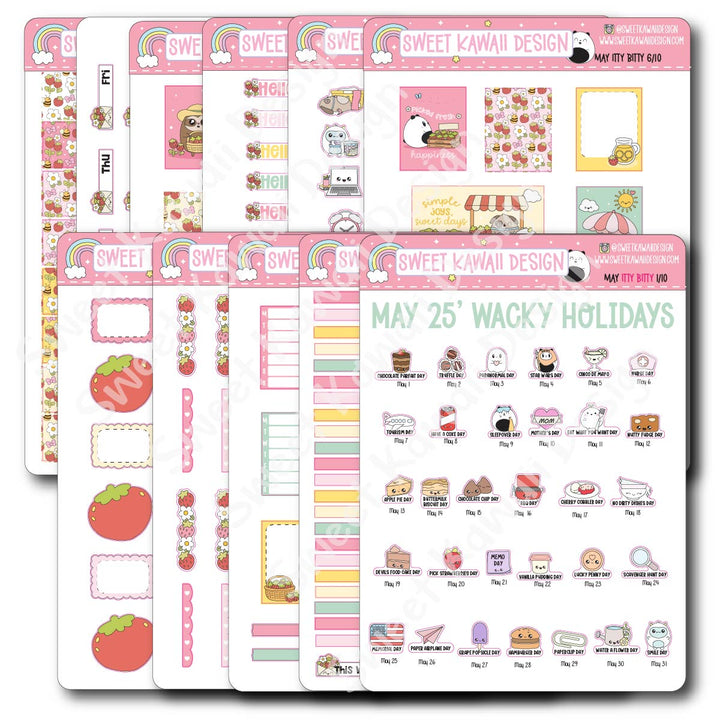 ITTY BITTY May 2026 Planner Bundle