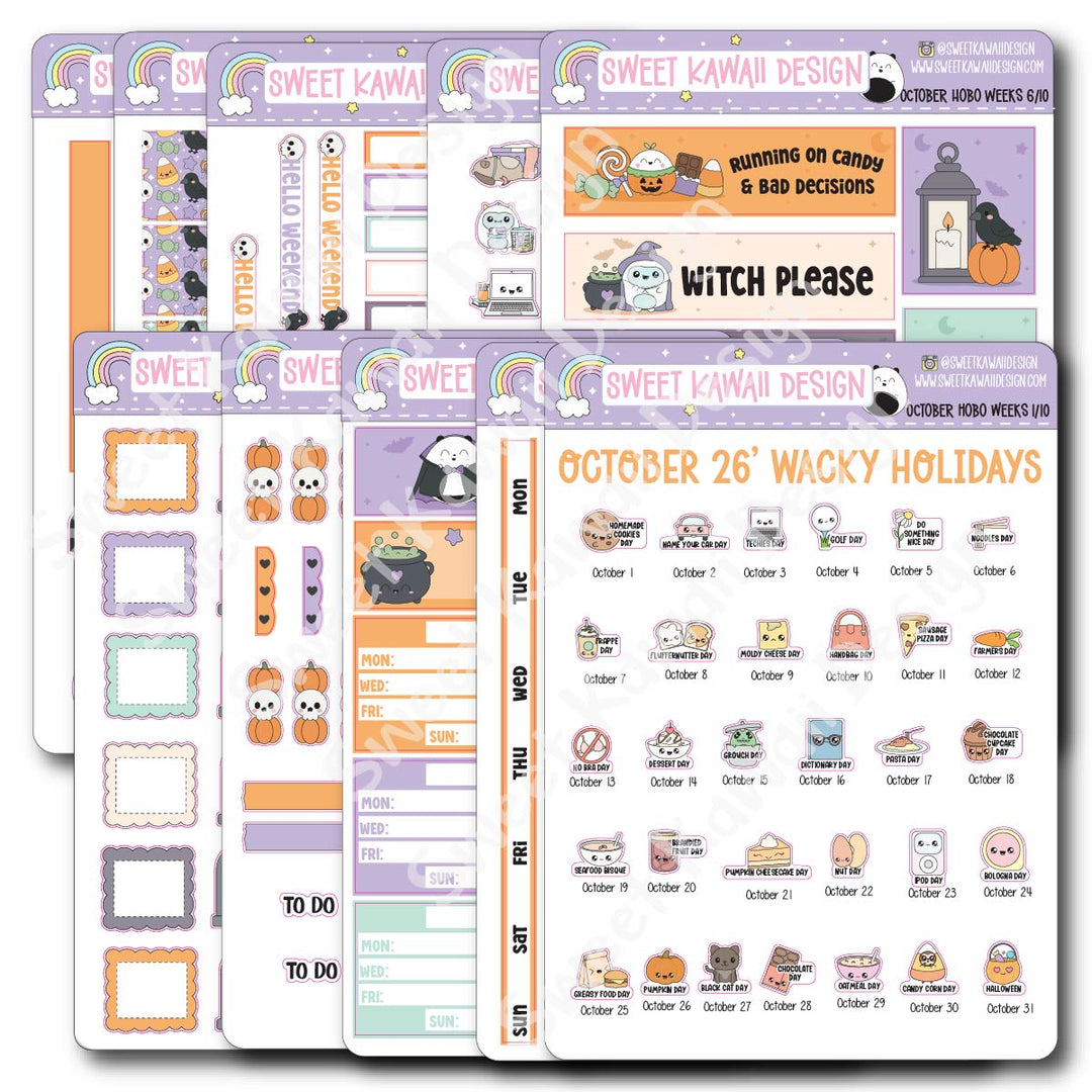 October 2026 Kit - Hobonichi Weeks