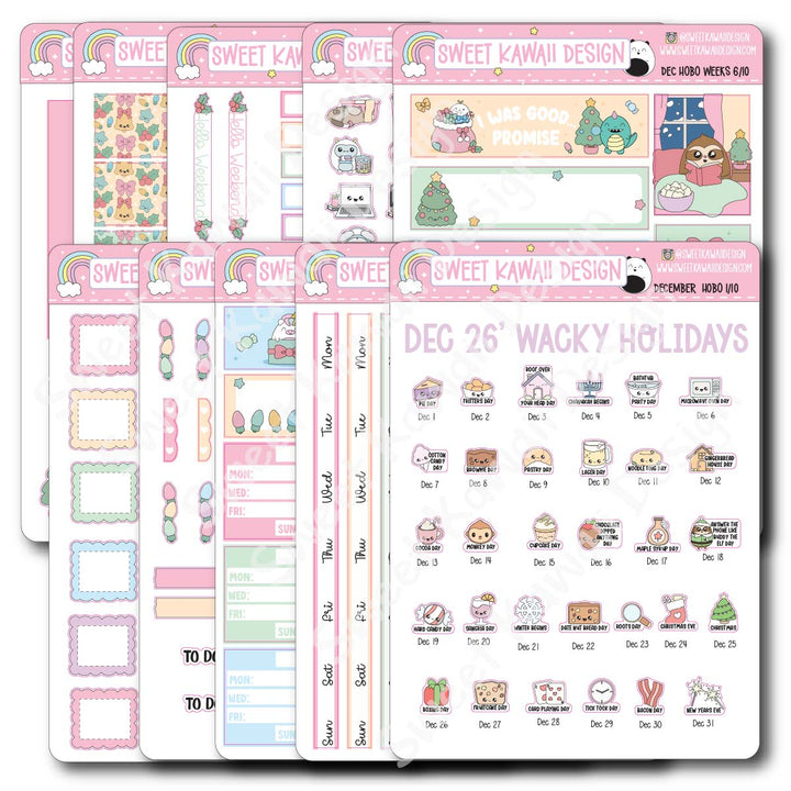 December 2026 Kit - Hobonichi Weeks