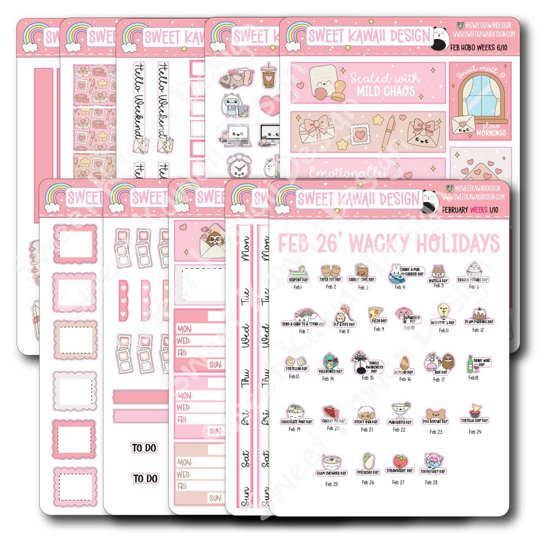 February 2026 Kit - Hobonichi Weeks