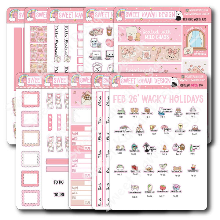 February 2026 Kit - Hobonichi Weeks