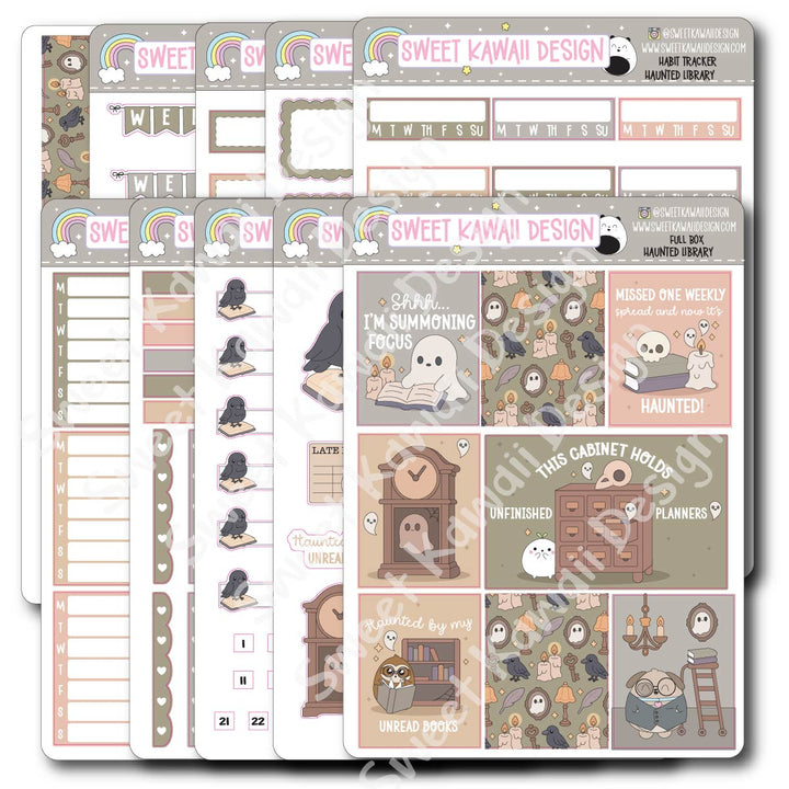 Two Dollar Basics - Haunted Library- Options Available