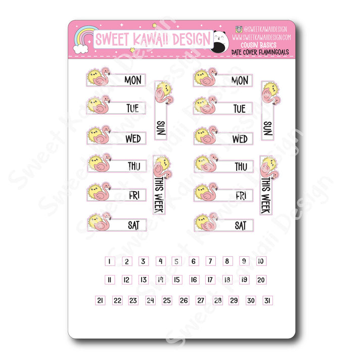 Cousin Basics - Flamingoals - Options Available