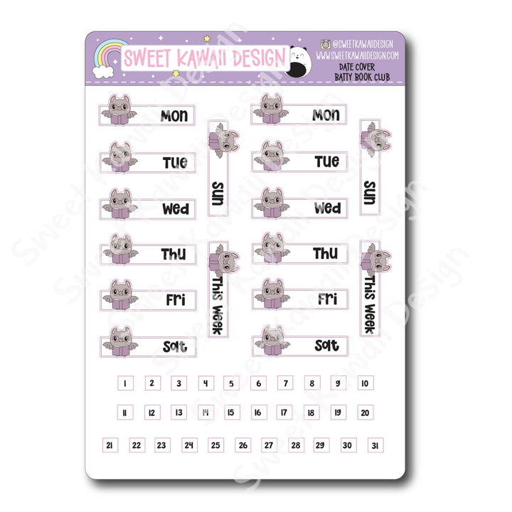 Two Dollar Basics - Batty Book Club - Options Available