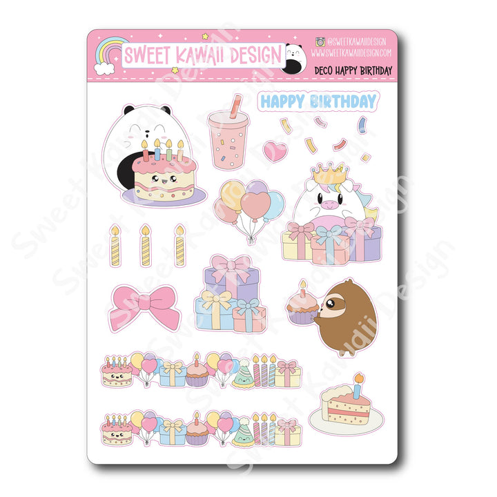 Two Dollar Basics - Happy Birthday - Options Available