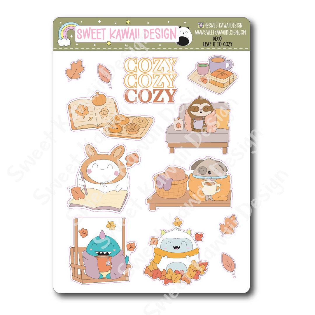 Two Dollar Basics - Leaf it to Cozy - Options Available