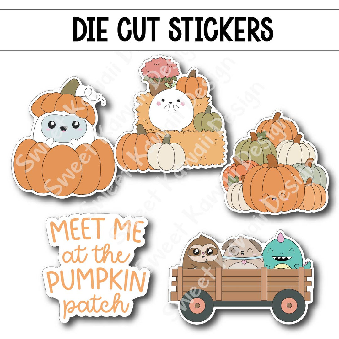 Kawaii Take Me To The Patch Diecut Sticker Set