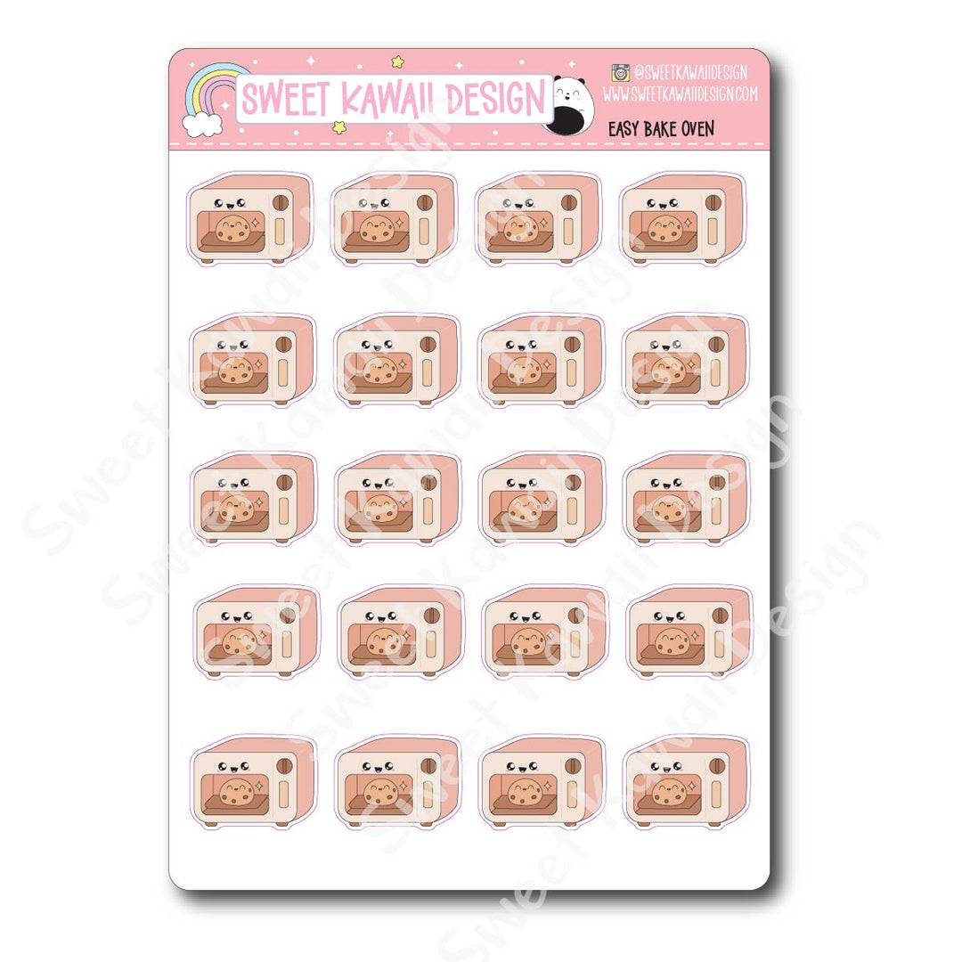 Kawaii Easy Bake Oven Stickers