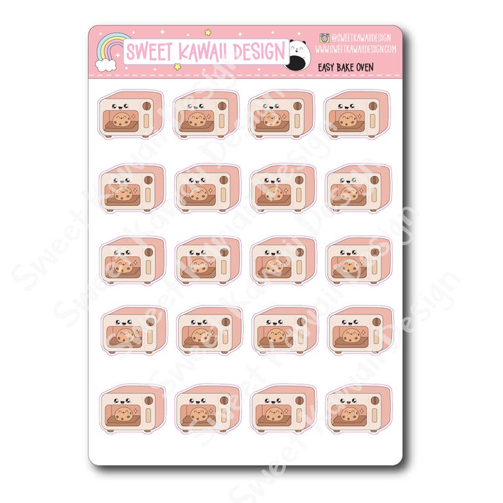 Kawaii Easy Bake Oven Stickers