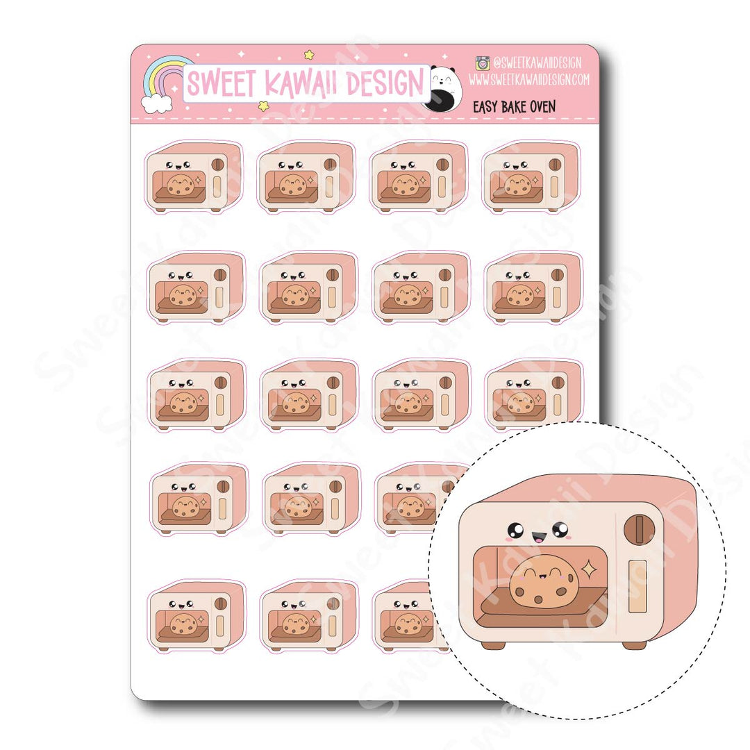 Kawaii Easy Bake Oven Stickers