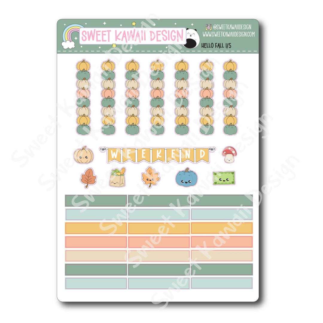 Weekly Kit - Hello Fall - SIZE OPTIONS AVAILABLE